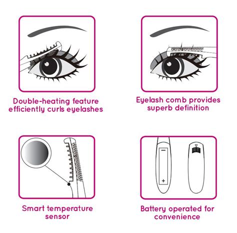 1000 hour heated eyelash curler.